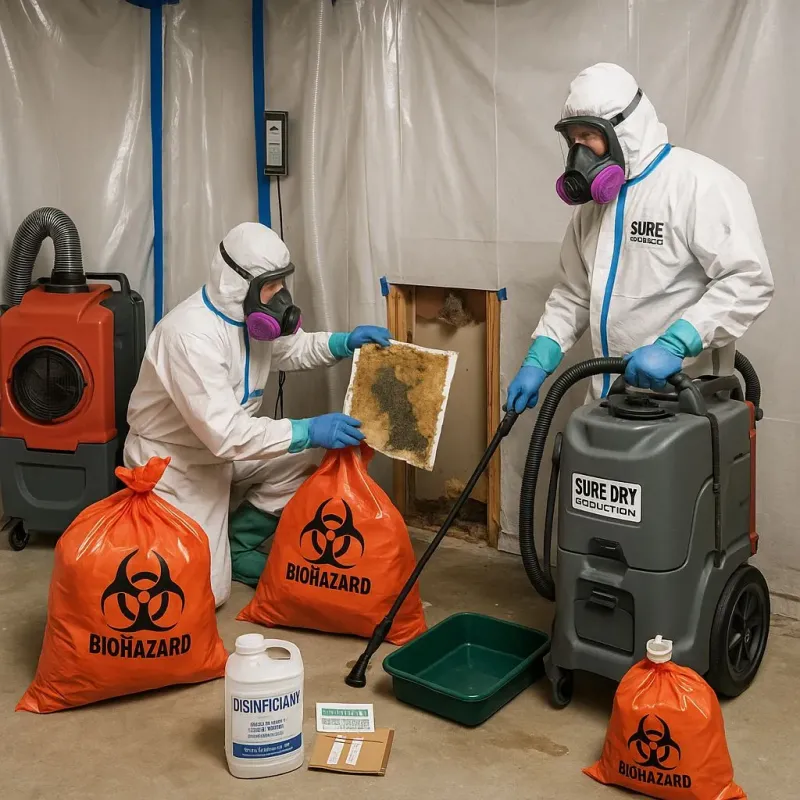 Contaminated Water Handling Protocols process in Farley, IA
